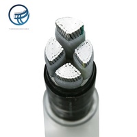 Nouvelle annonce étanche Yjlhv22 5 noyaux 25mm câble concentrique d'alimentation en alliage d'aluminium XLPE isolé pour la Construction