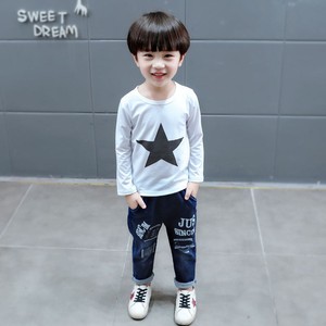 Vêtements pour bébé garçon de style cowboy en gros, ensemble de vêtements pour bébé garçon à la mode, jeans décontractés pour garçons, costumes en denim, ensembles de 3 pièces - Product Image 4