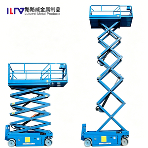 Plateforme <span class=keywords><strong>de</strong></span> travail aérienne mobile hydraulique à <span class=keywords><strong>ciseaux</strong></span> autopropulsée électrique tout-terrain - Product Image 2