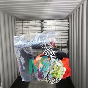 High Cotton Industrial Cleaning Rags Soft Absorbent Wipes and Colored Knit Rags for Industrial Use - Product Image 1