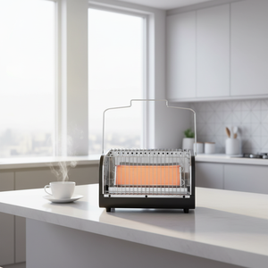 Réchaud à <span class=keywords><strong>gaz</strong></span> butane portable avec brûleur en céramique, cuisinière à <span class=keywords><strong>gaz</strong></span> pour cuisson extérieure, <span class=keywords><strong>four</strong></span> en fonte, chauffe-tente, voitures, patios - Product Image 2