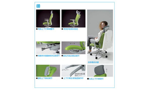 Modern Design <b>High</b> <b>Back</b> <b>Office</b> <b>Chair</b> with Heated Fabric Headrest Factory Direct Joint-Technology Made Material - Product Image 5