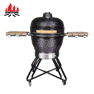 Griglia Kamado in Ceramica Nera Serie R Kimber da 24 Pollici per Barbecue da Giardino, Prodotta da KIMSTONE - Product Image 2