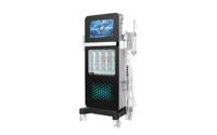 17-in-1 gezichtsverzorgingsapparaat, 12 inch touchscreen, hydro-bubbel V-gezichtsbehandeling, vijfkleurige lichttherapie, vlakke kop vibratie, spa salon thuisgebruik