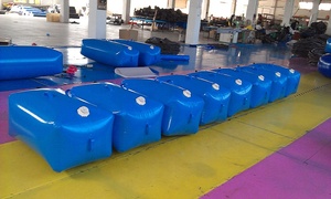 <span class=keywords><strong>Réservoir</strong></span> de poissons en PVC /TPU pliable, 10000 l, revêtement Flexible en PVC et HDPE, animaux aquatiques et acier, plaques ondulées galvanisées - Product Image 5