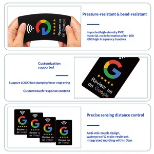 Tarjeta NFC con Chip NTAG215, Material PVC, Tecnología de Toque Pasivo, Personalizable <span class=keywords><strong>para</strong></span> Google, <span class=keywords><strong>YouTube</strong></span>, Líneas de Enlace, Exposiciones - Product Image 3