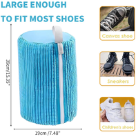 Sac à chaussures personnalisé avec logo, sac à linge réutilisable pour chaussures, sac de nettoyage en machine pour chaussures noires, bleues et jaunes