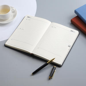 A5 Corporate 2024 Plannerbook Banda elástica Negocios <span class=keywords><strong>365</strong></span> Días Diario Agenda en inglés Planificador de cuero PU - Product Image 6