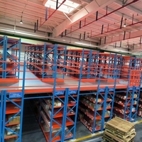 Rack de plate-forme mezzanine modulaire, conception de disposition d'entrepôt flexible pour une reconfiguration facile et les besoins futurs d'expansion commerciale