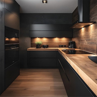 CBMmart lemari dapur kontemporer, furnitur Desain Interior kabinet dapur Modular