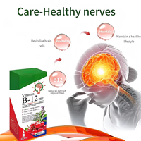 Complément alimentaire liquide à la vitamine B12 500 mcg 60 ml, absorption rapide, booster d'énergie, gouttes de vitamine, compléments à base de plantes