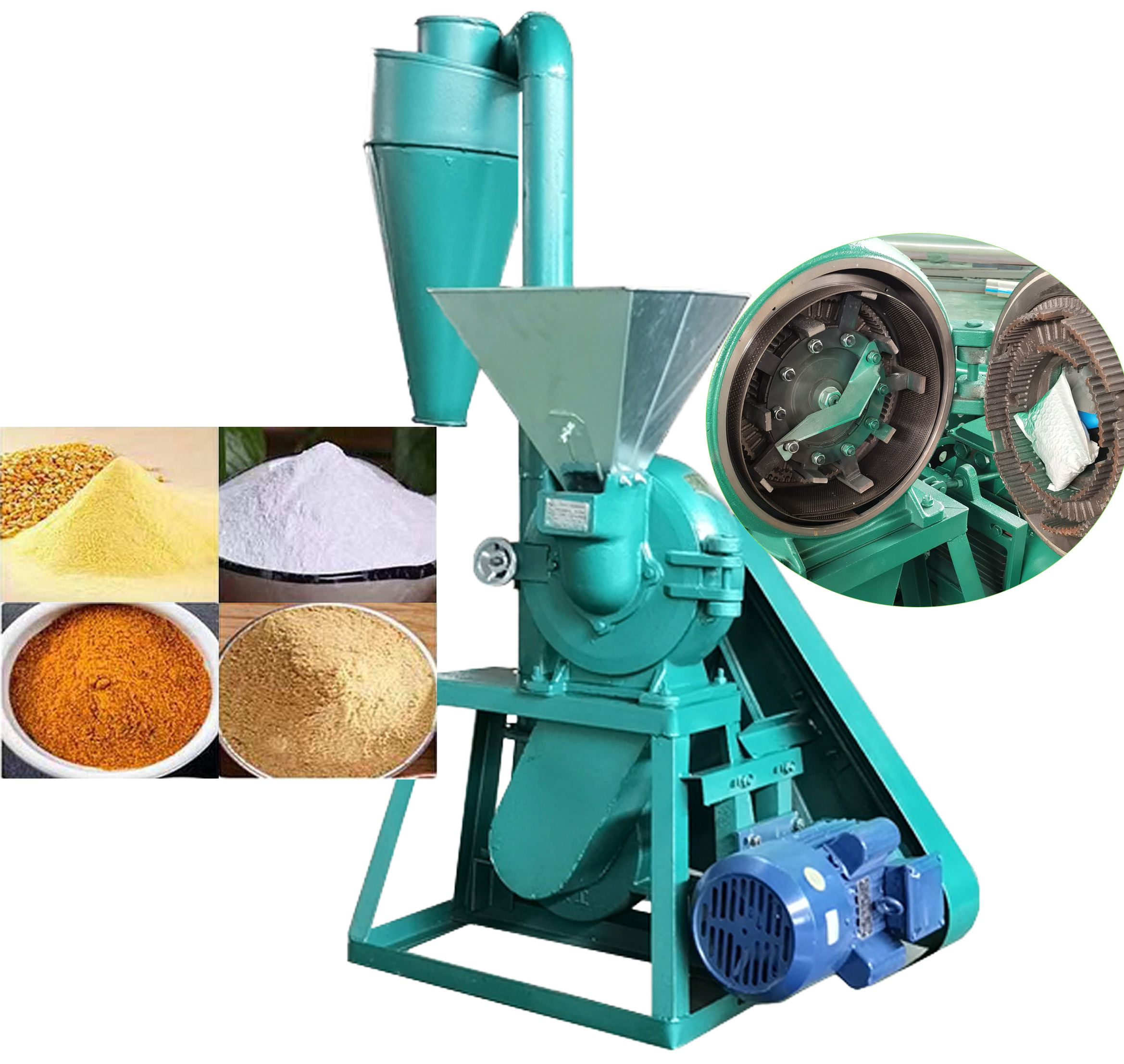 rice bean corn maize Mill Grinder grain Grinding Machine