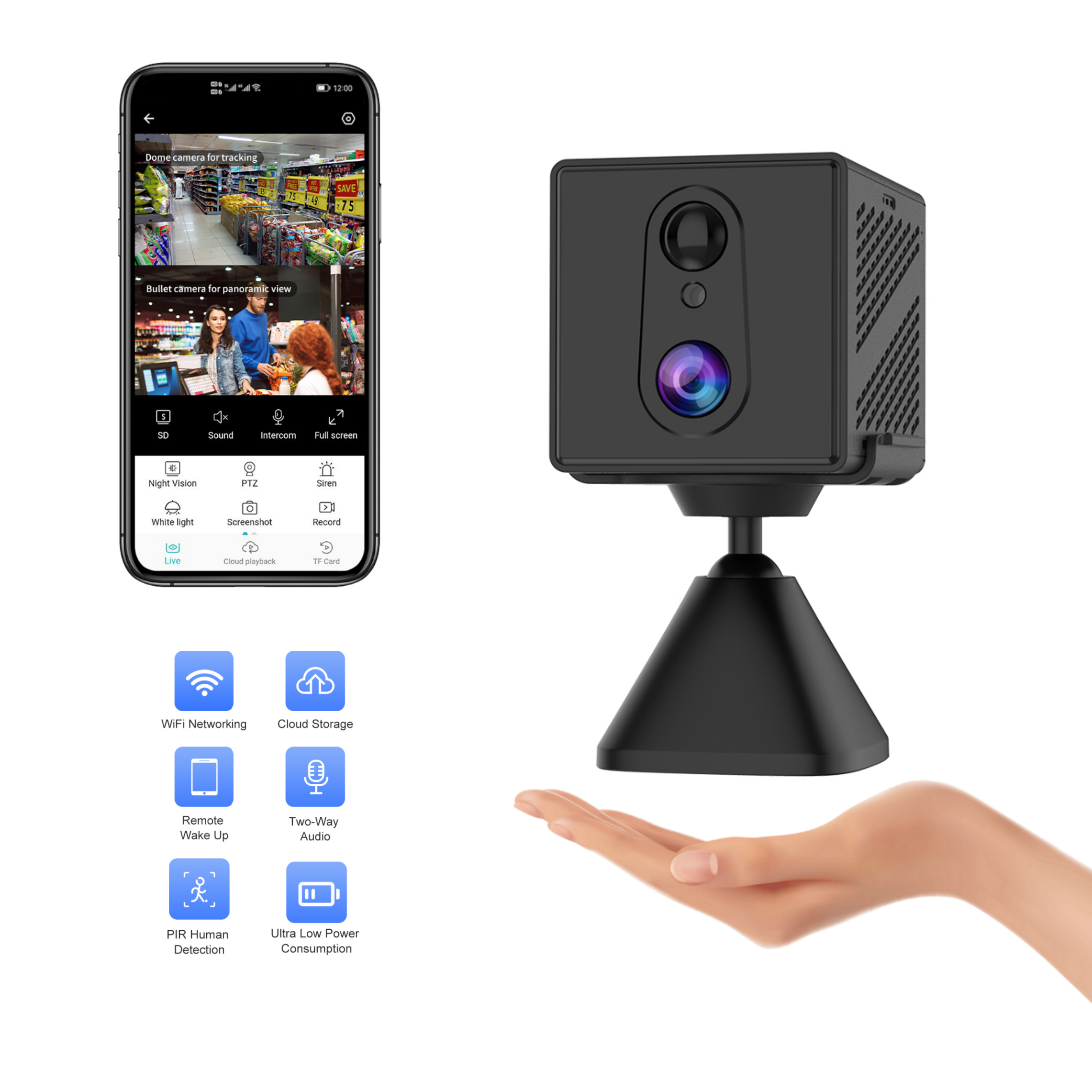 Iphone Bluetooth Outdoor Camera Ulanzi JJ03 Magnetic Handle