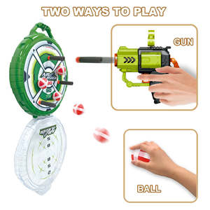 Kouyikou fábrica venta superior Mini pistola de balas blandas caja de almacenamiento conjunto al aire libre juego de disparos francotirador bola de espuma segura pistola de juguete de balas blandas - Product Image 4