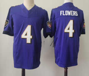 2026 Vendita all'Ingrosso Maglia Retrò Baltimore 4 Flowers F.U.S.E. da Uomo Maglie da Calcio Americane Cucite VP Limited - Product Image 2
