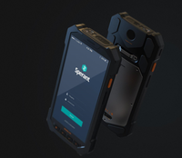 Scanner portable android, avec écran tactile, terminal, communication 4G, 1D, 2D, version internationale