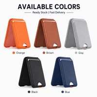 Dompet Ponsel Magnetik RFID Cetak Kustom Pola DIY Tipis Penyangga Kartu Magnetik untuk Dompet MagSafe iPhone Samsung Android