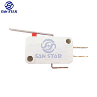 Micro-interrupteur à bouton Acemake 3 bornes 6A