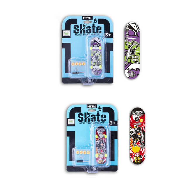 New Fidget Toys Games Fingerboard Skateboard Alloy Mini Finger Boards Skate Truck Finger Skateboard for Kid Toy Popular Set