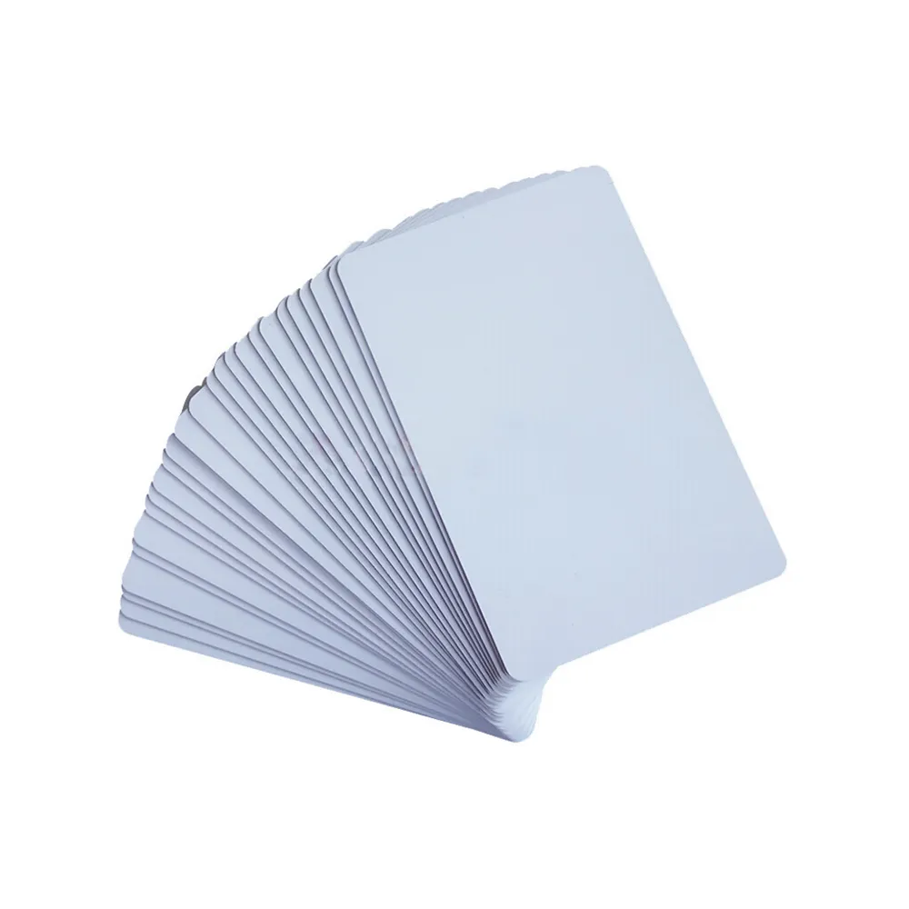 Plastic NFC Business Card RFID Card Classic 1k 13.56mhz RFID Blank White PVC Contactless Card