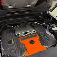 Cubierta de Compartimento del Motor de Fibra de Carbono Seca Estilo B Z-ART W465 para G63 AMG, Cubierta de Compartimento del Motor B800 de Fibra de Carbono Prepreg para W465 G63 2024+