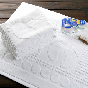 Alfombra de Baño <span class=keywords><strong>para</strong></span> Hotel 100% Algodón, Venta al Por Mayor, Suministro a Granel <span class=keywords><strong>para</strong></span> Hostelería, Alfombra Blanca Estándar - Product Image 3