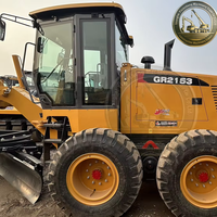 Niveleuse de chantier d'occasion GR2153 de marque supérieure, moteur Weichai, contrôle PLC, qualité fiable, économique, pour le marché mondial