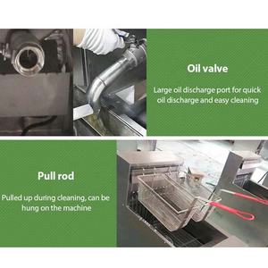 20l Doble Cesta Alta Presión <span class=keywords><strong>Propano</strong></span> 2 Tanque 4 Independiente Sistema Sin Ventless Freidora con Campana - Product Image 6