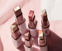 Vente en gros de fard à paupières bicolore dégradé de velours bâton de fard à paupières marque privée imperméable à l'eau stylo fard à paupières couleur mate maquillage