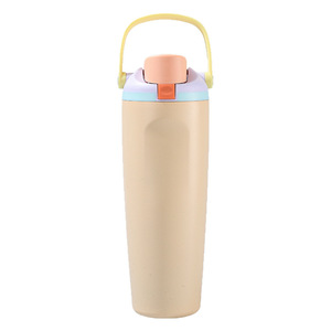 30oz Insulated Water <b>Bottle</b> 304 Stainless Steel Large Capacity Travel Tumbler With Handle Car Cup - Product Image 1