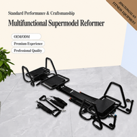 Nouvel arrivage : Machine de Pilates Reformer réglable, équipement de gym en aluminium Xformer pour studio de Pilates