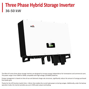 Sistema Solar Híbrido Afore de 36Kw 40Kw 50Kw con Onda Sinusoidal Pura, WIFI, USB y MPPT para el Hogar - Product Image 4