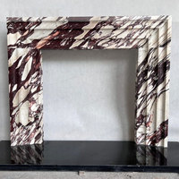 Tostone Cheminée en marbre naturel sur mesure entièrement personnalisable pour la décoration intérieure et extérieure de villas et de maisons de luxe
