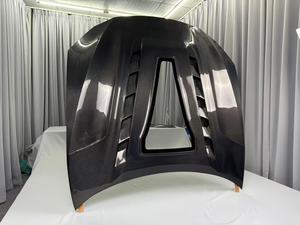 Cubierta de Motor de Fibra de Carbono para Ventilación de Radiador, con Cubierta Frontal de Estilo <span class=keywords><strong>Cristal</strong></span> Transparente, para Lexus LC500 - Product Image 6