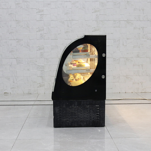 Năng lượng hiệu quả cao cong kính Countertop bánh tủ trưng bày với cửa sau cho cửa hàng cà phê cửa hàng tráng miệng và bánh - Product Image 5