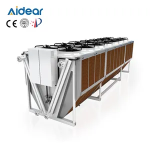 Aidear V Type Condenser Outdoor Drycooler Finned Tube Air Cooler for Process Room