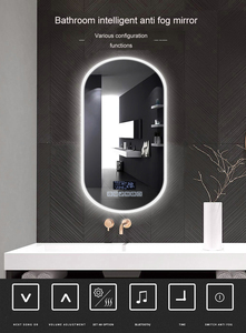 <span class=keywords><strong>Espejo</strong></span> LED Ovalado para <span class=keywords><strong>Baño</strong></span> con Luz Frontal y Control Táctil para Hotel, Tocador, Cuarto de <span class=keywords><strong>Baño</strong></span> Principal, Venta al por Mayor - Product Image 6