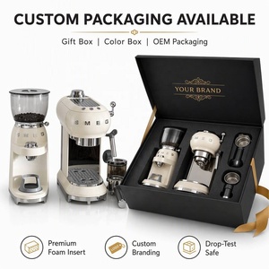 Oferta Especial: Equipo <span class=keywords><strong>de</strong></span> Barista Profesional Estilo Italiano Clásico con <span class=keywords><strong>Molinillo</strong></span> <span class=keywords><strong>de</strong></span> Granos Eléctrico - Product Image 4