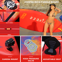 Planche de surf gonflable Skatinger de 32 pouces de large avec support de caméra pour Stand Up Paddleboarding – Vente en gros