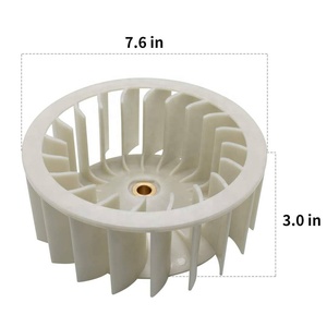 5835EL1002A <strong>Washing</strong> <strong>Machine</strong> Dryer Fan Impeller | Centrifugal Blower <strong>Wheel</strong> with Brass Bushing Replacement - Product Image 4