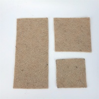 Tapis de culture en fibre de jute sur mesure 10"x10" pour plateau de micro-légumes, tapis de culture hydroponique, kit de germination pour culture intérieure