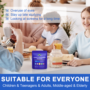 SOLOTREE 60 Gummies Vitamines et Minéraux pour les Yeux, Gummies Myrtille Lutéine avec Zéaxanthine pour la Santé Oculaire et le Soutien Visuel - Product Image 5