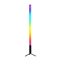 Lampes à tubes LED RGB sans fil 360°, contrôle DMX par application, alimentation par batterie, éclairage 360°