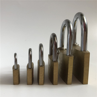 Cadenas en laiton 20mm/25mm/30mm/40mm/50mm/60mm à clé identique/clés différentes avec 3 clés