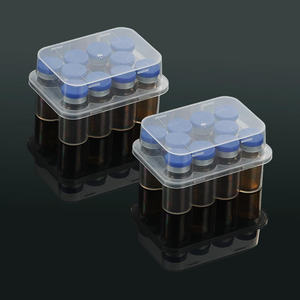 Caja de Plástico Transparente PP para Viales de 3ml x 10, Estuche para Péptidos, Paquete de 5 Viales, Polvo Liofilizado, Estuche Portátil para Cosméticos - Product Image 1