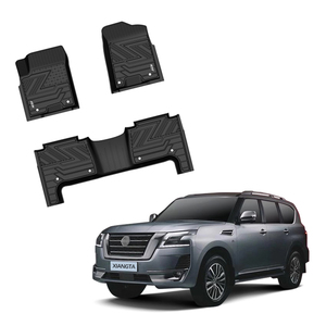 Tapis avant et arrière en matériau TPE de haute qualité pour Nissan Patrol 2012 + tapis de <span class=keywords><strong>voiture</strong></span> Tpe, accessoires de <span class=keywords><strong>voiture</strong></span>, tapis de sol - Product Image 1