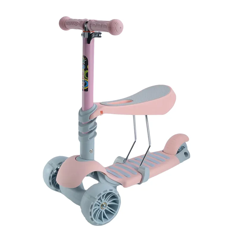 Hot Koop Schattige 3-wiel Mini Scooter Voor Kinderen Verstelbaar En Betaalbaar Gemaakt Met Duurzaam Pu Materiaal