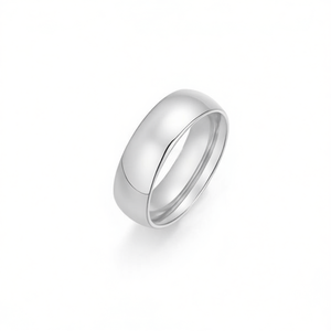 Amy Amy Fashion <b>Ring</b> Stainless Steel Women's Wedding Band Classic <b>Plain</b> Style A3368 - Product Image 3