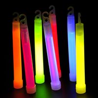 Bâtons lumineux ultra brillants pour fêtes et enfants, bâtons lumineux chimiques avec une durée de 12 heures, bâtons lumineux ultra brillants de 6 pouces