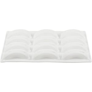 UNIMOUCH Banana Shape White 12-Cavity Eco-Friendly Dishwasher Safe <b>Silicone</b> Chocolate Mold for Fondant and Cake Decoration - Product Image 6